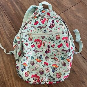Hasbro H&M Kids Backpack with Cartoon Print - Mint and Pink
